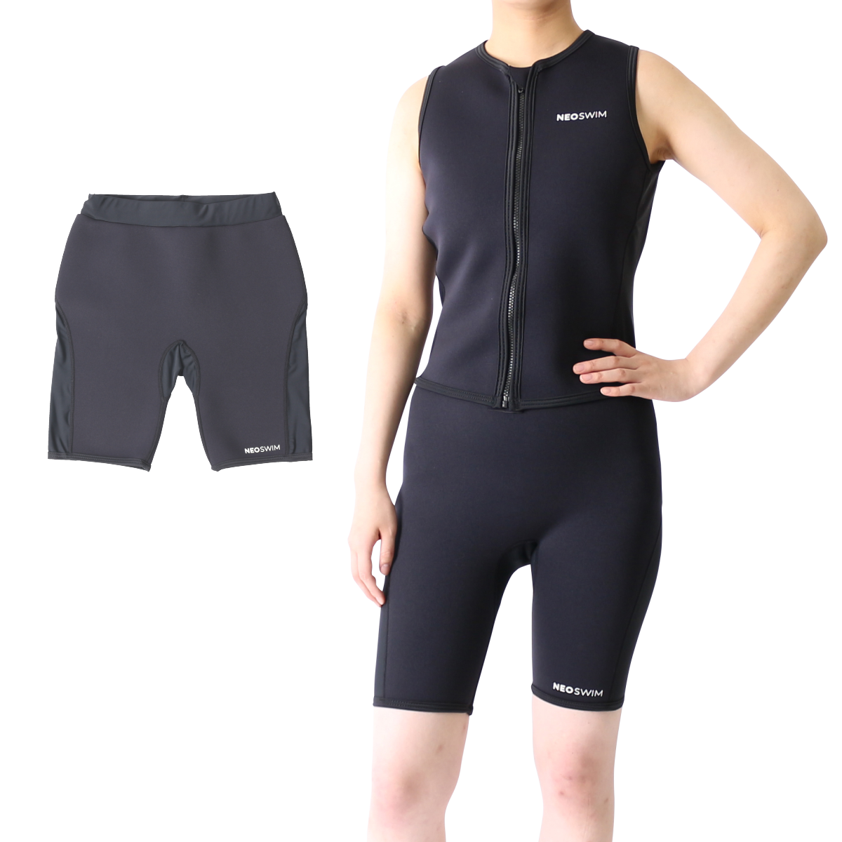 保温水着 NEOSWIM(ネオスイム) レディース ハーフパンツ